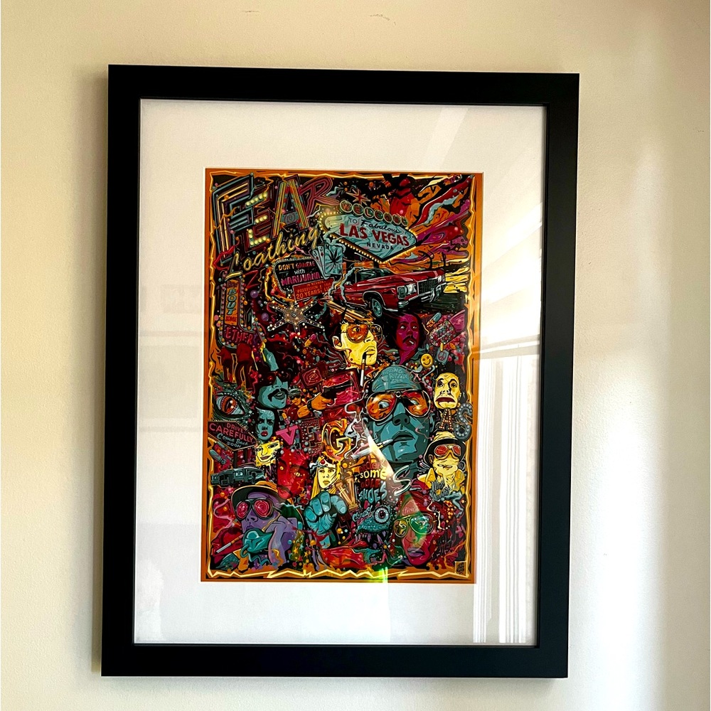 Fear and Loathing in Las Vegas poster - framed high res print